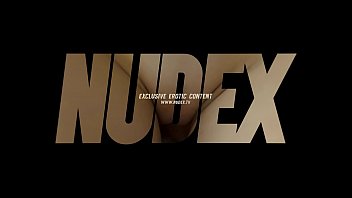 Hot Blonde Girl in Black Lingerie teasing for Nudex