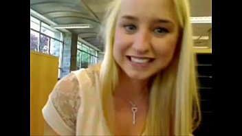 Blond girl squirts in public school - more videos of her on freakygirlcams.co.uk