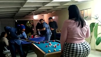 MASSIVE PAWG Playing Pool!
