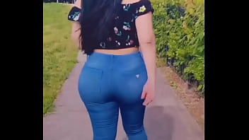Lorena loves to show off her ass in public