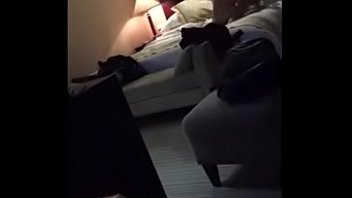 hotel hidden cam caught couple role-playing 2/2