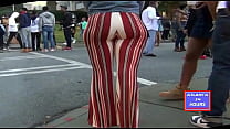 girl wit Phat Round Ass at Block Party !!!