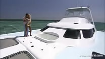 Blonde Boroka Has Hardcore Sex on the Deck of a Yacht