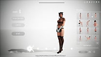 Catgirl Maid Plays With Herself Using A Dildo |  Sexual Void Gameplay Part 1 | 3D Porn Game |